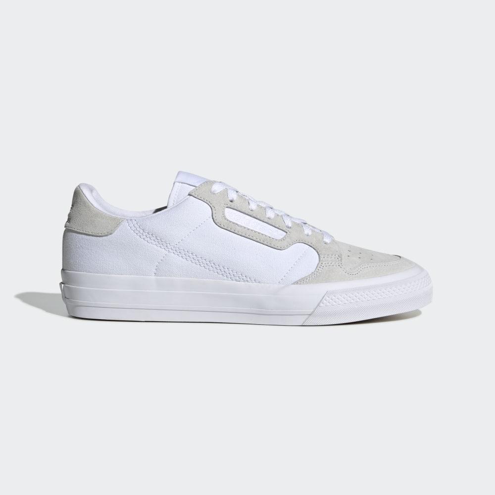 Adidas Men's Continental Vulc Originals Shoes White Ireland EF3523